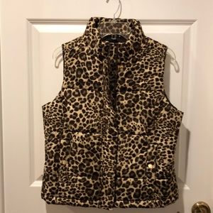 Jones New York Leopard Vest